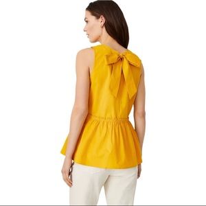 NWT Tie-Back Peplum Shell